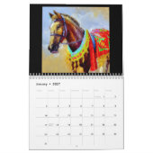 Calendrier Année du cheval (Jan 2027)