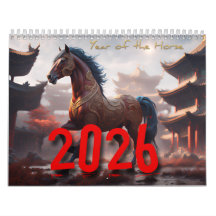 Année du cheval 2026 Animaux chinois du zodiaque p