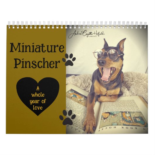 Calendrier Année du Pinscher Miniature (Protection)