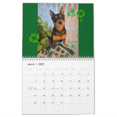 Calendrier Année du Pinscher Miniature (Mar 2027)