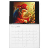 Calendrier Année du singe (Feb 2026)