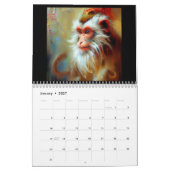 Calendrier Année du singe (Jan 2027)