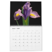Calendrier Année En Coeurs Et Fleurs (Mar 2027)