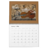 Calendrier Année en cours de sérénade d'imaginaire de (Jan 2026)