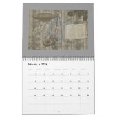 Calendrier Année en cours de sérénade d'imaginaire de (Feb 2026)