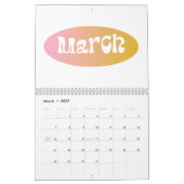 CALENDRIER ANNÉE PERSONNALISÉE (Mar 2027)