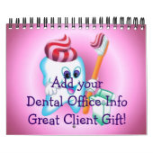 Calendrier Annuaires du bureau dentaire Clients Cadeau (Protection)