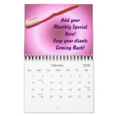 Calendrier Annuaires du bureau dentaire Clients Cadeau (Feb 2026)