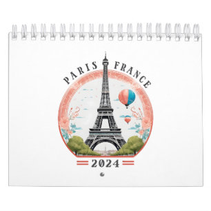 Calendrier Annuaires Paris France 2024, Paris France 2024