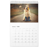 Calendrier annuel 2018 de golden retriever (Jan 2026)