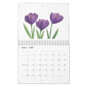 Calendrier annuel avec conceptions saisonnières (Mar 2027)