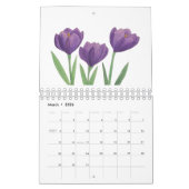 Calendrier annuel avec conceptions saisonnières (Mar 2026)