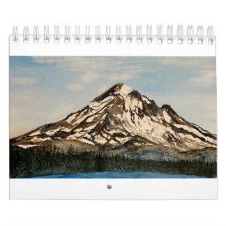 Calendrier annuel avec conceptions saisonnières