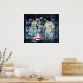 Calendrier annuel mignon 2023 Affiche photo (Cuisine)