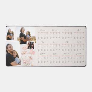 Calendrier annuel multi-photo floral 2027 Grande S