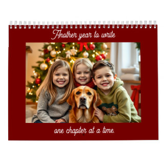 Calendrier Another Year to Write One Chapter at a Time