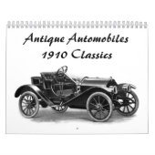 Calendrier Antique Automobiles - 1910 Classic Auto Designs (Protection)