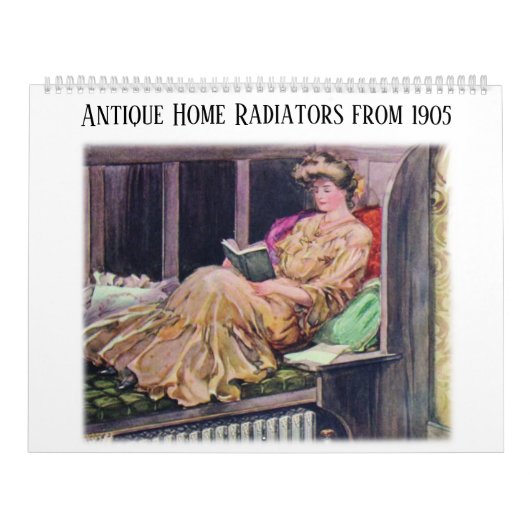 Calendrier Antique Home - Radiateurs Vintages 1905 (Protection)