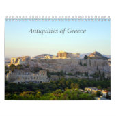 Calendrier Antiquités grecques (Protection)