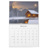 Calendrier *~* AP49 Cottages Rustiques Journal Cabine Artisti (Mar 2027)