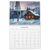 Calendrier *~* AP49 Cottages Rustiques Journal Cabine Artisti (Jan 2027)