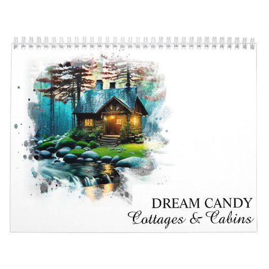 Calendrier *~* AP49 Cottages Rustiques Journal Cabine Artisti (Protection)