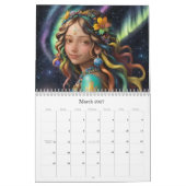 Calendrier *~* AP58 Galactique Femmes Imaginaire Planètes cos (Mar 2027)