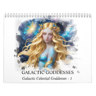 Calendrier *~* AP58 Galactique Femmes Imaginaire Planètes cos
