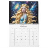 Calendrier *~* AP58 Galactique Femmes Imaginaire Planètes cos (Mar 2026)