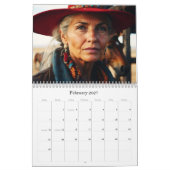 Calendrier *~* AP59 Femmes Femme Wild West Cowgirl 2 Calendri (Feb 2027)