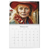 Calendrier *~* AP59 Femmes Femme Wild West Cowgirl 3 Calendri (Feb 2027)