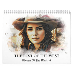 Calendrier *~* AP59 Femmes Femme Wild West Cowgirl 4 Calendri