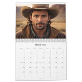 Calendrier *~* AP59 Hommes Homme Wild West Cowboy 1 Calendrie (Mar 2027)