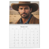 Calendrier *~* AP59 Hommes Homme Wild West Cowboy 1 Calendrie (Jan 2027)