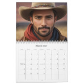 Calendrier *~* AP59 Hommes Homme Wild West Cowboy 2 Calendrie (Mar 2027)