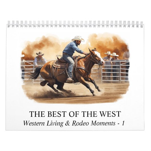 Calendrier *~* AP59 Western Cowboy Horse Rodeo (Protection)