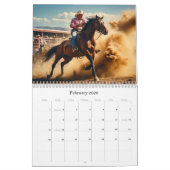 Calendrier *~* AP59 Wild West Cowboy Horse Rodeo (Feb 2026)