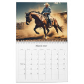 Calendrier *~* AP59 Wild West Cowboy Horse Rodeo 3 (Mar 2027)