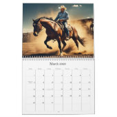 Calendrier *~* AP59 Wild West Cowboy Horse Rodeo 4 (Mar 2026)