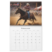 Calendrier *~* AP59 Wild West Cowboy Horse Rodeo 5 (Feb 2026)