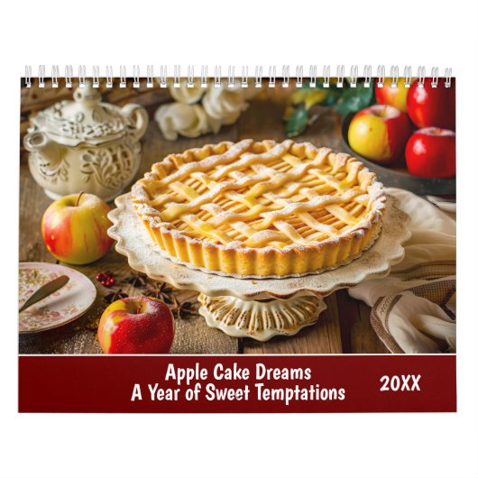 Calendrier Apple Cake Dreams – A Year of Sweet Temptations (Protection)