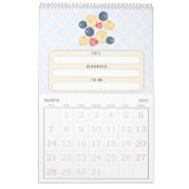 Calendrier Aquarelle (Mar 2027)