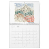 Calendrier Aquarelle (Jan 2026)