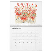 Calendrier Aquarelle (Feb 2027)