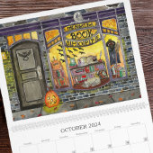 Calendrier Aquarelle Boutiques saisonnières N'importe quelle