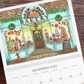 Calendrier Aquarelle Boutiques saisonnières N'importe quelle