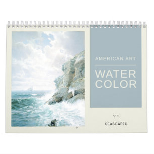 Calendrier Aquarelle d'art américain Paysages marins