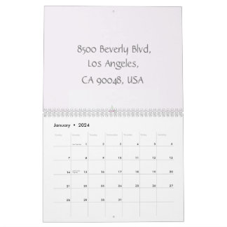 Calendrier Aquarelle de gâteau