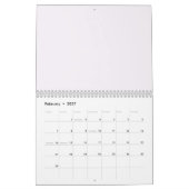 Calendrier Aquarelle de gâteau (Feb 2027)