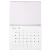 Calendrier Aquarelle de gâteau (Feb 2026)